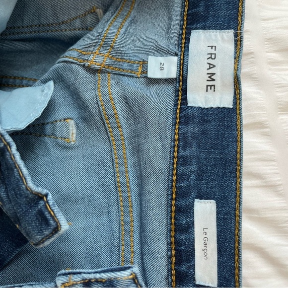 Frame Le Garçon straight leg in Eaton - Picture 4 of 7